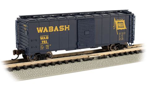 Wabash Aar 40 Ft Steel Box Car Bachmann Trains 17063