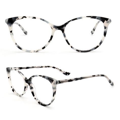 Hazel Colorful Cat Eye Glasses For Women Acetate Frame W Tortoise