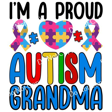 Colorsplash Ultra Proud Autism Grandma Cf