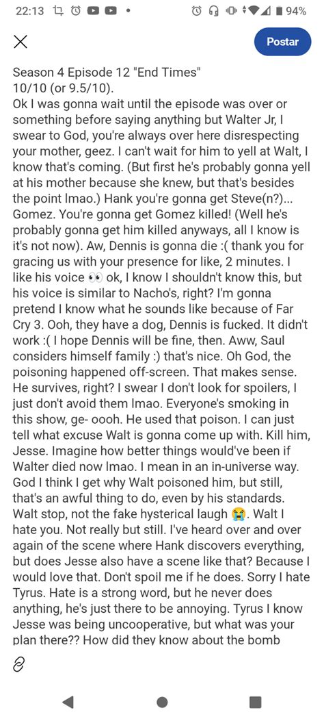 Watching Breaking Bad For The First Time My Thoughts On Every Episode