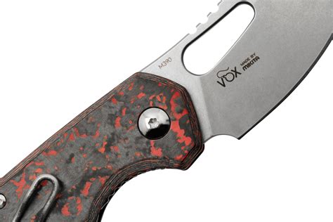 MKM Isonzo FX03 3CL Clip Point Stonewashed Lava Flow Carbon Fibre