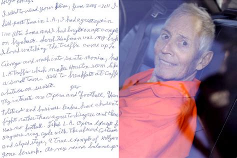 Robert Durst Sends Bizarre Letter To Reporter