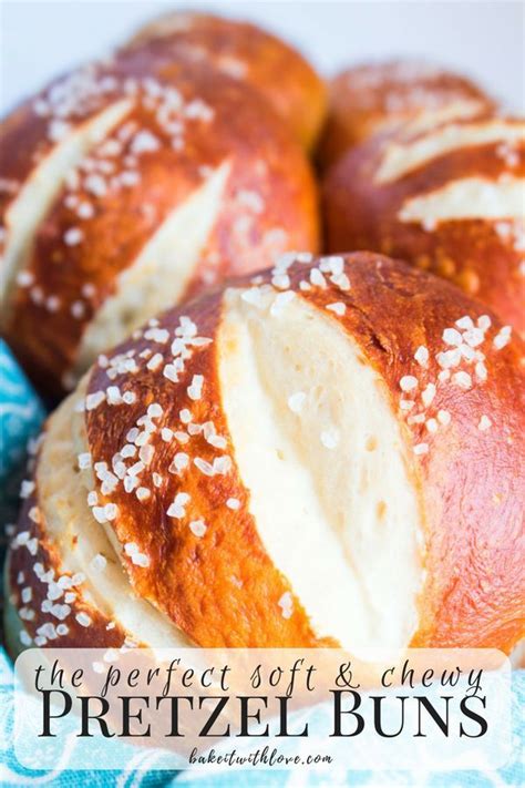 Pretzel Buns Recipe Pretzel Bun Pretzel Bun Recipe Bread Recipes Homemade