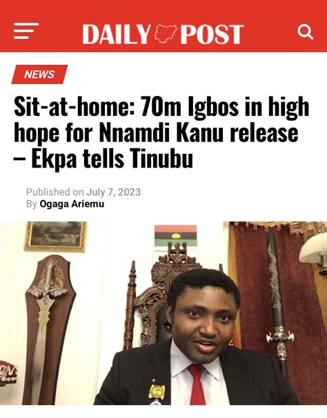 Simon Ekpa On Twitter Brgie Biafrargie Update News Sit At Home M