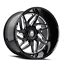 20 American Truxx Goliath 20x9 Black Milled 5x5 5x5 5 Wheel 12mm