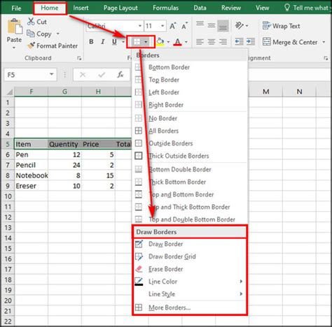 How To Add Borders In Microsoft Excel Ultimate Guide 2024