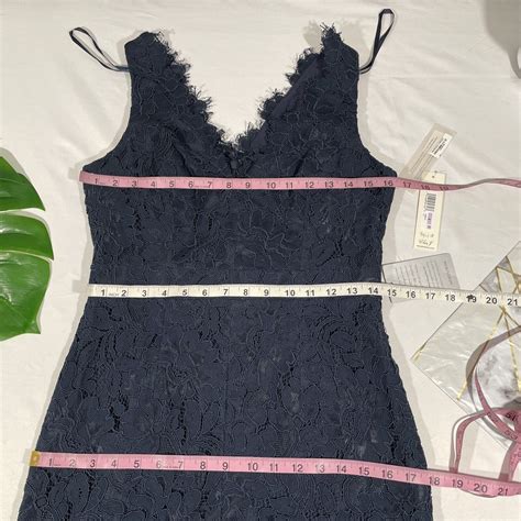 Nwt 188 Eliza J 6 Tulip Hem Lace Cocktail Dress In Navy Blue G889