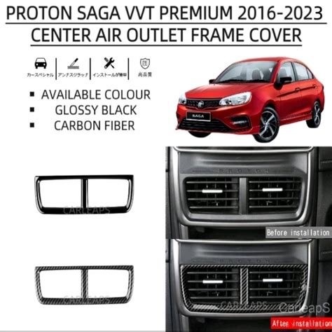 Carleaps Proton Saga Vvt Premium Carbon Fiber Center Air