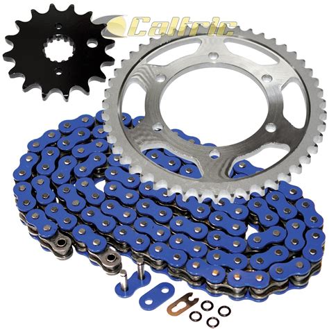 Blue O Ring Drive Chain And Sprocket Kit For Kawasaki Zx600e Ninja Zx 6 1993 2002 Ebay