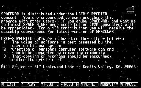 Download Spacewar - My Abandonware