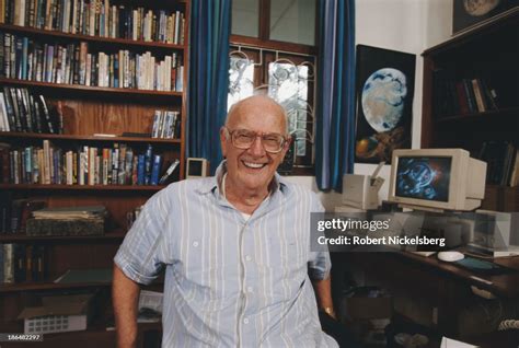 British Science Fiction Writer Arthur C Clarke Shortly After The Fotografía De Noticias