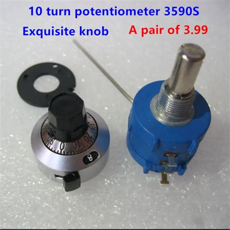 Potentiomètre multi tours de précision 2K Ohm 5 pièces résistance