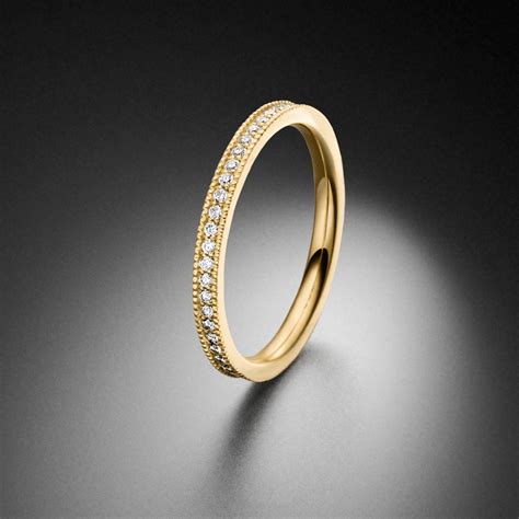 Memoire Ring Millgriff Diamant Ring In Gelbgold