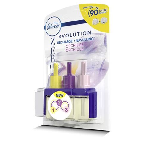 Recharge Désodorisant Eléctrique 3 Volution Zéro 0 Orchidée FEBREZE