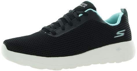 Skechers Go Walk Joy Upturn Performance Fitness Running Shoes In Black