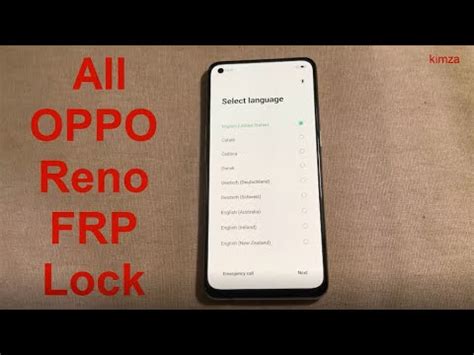 All OPPO Reno FRP Unlock OPPO Reno 5 FRP Bypass Remove FRP Google