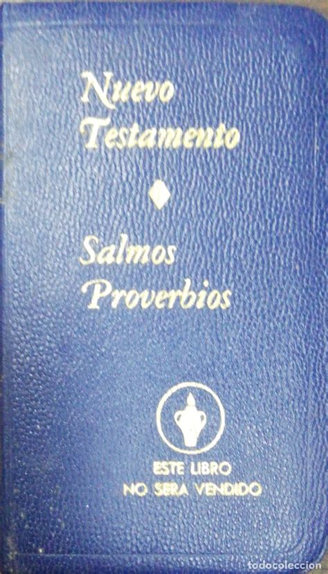 Nuevo Testamento Salmos Proverbios Vendido En Venta Directa