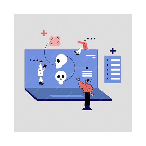 Premium Vector | Professional vertebrologist consulting patient with