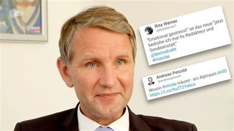 Björn Höcke oder Hitler Nach diesen Zitaten fragte das ZDF AfD