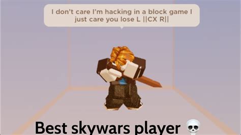 Best Skywars Player Roblox Bedwars Youtube