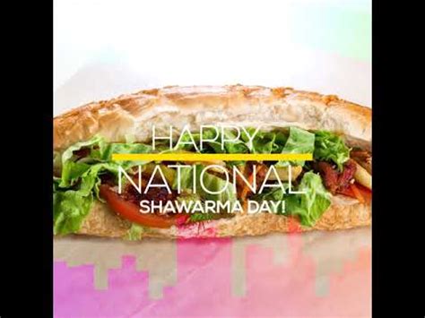 National Shawarma Day YouTube