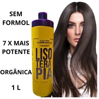 Escova Progressiva Org Nica Sem Formol Lisoterapia Lt Hidralize Liso