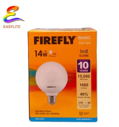 EASYLITE Firefly Basic Series LED Globe Lamp E27 Daylight 14W 20W