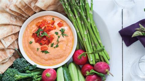 Hummus Aux Poivrons Rouges Grill S