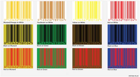 Barcode Colour Guides - Barcode Savers India