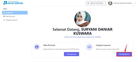 Panduan Menautkan Akun Belajar Id Setelah Login Pada Akun Simpkb