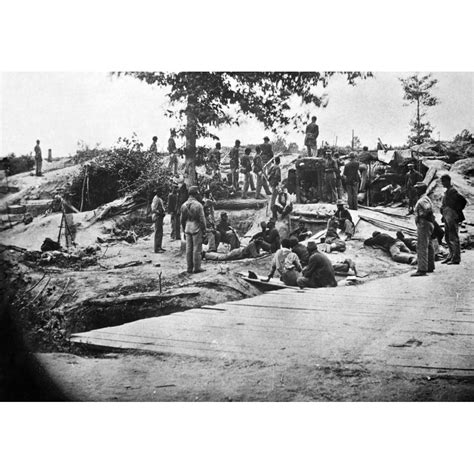 Civil War Petersburg C1864. Na Bombproof Shelter In Petersburg Virginia ...