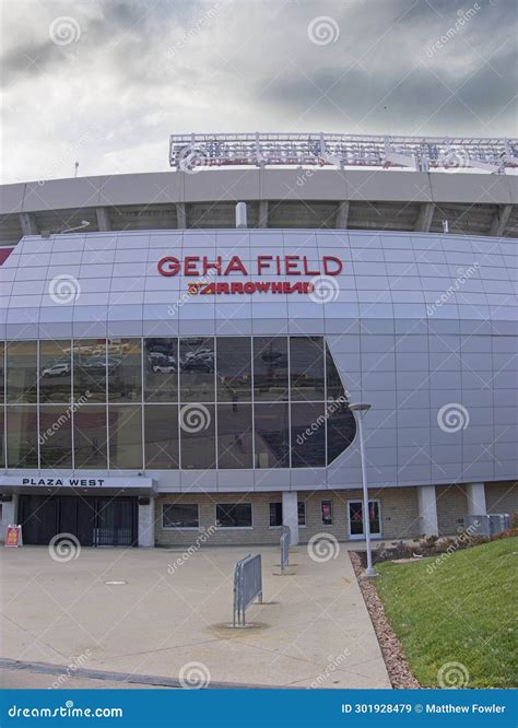 Geha Field At Arrowhead Stadium In Kansas City Editorial Stock Image Image Of Complex County