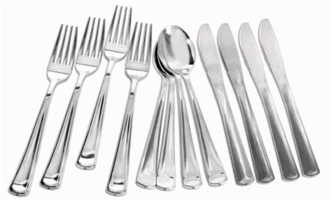 Rubies Multipack Cutlery Silver Pack Of Qfc