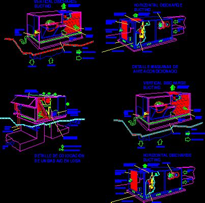 Air Conditioning Equipment In Dwg Kb Cad Library