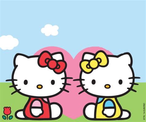 Sanrio Hello Kitty And Mimmy Hello Kitty Art Hello Kitty Kitty