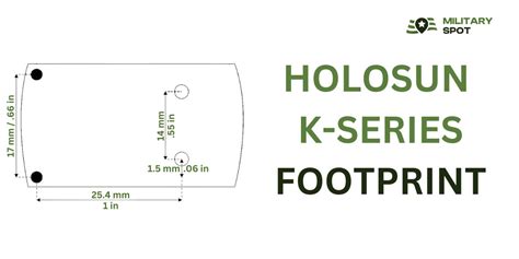 Holosun 407k Footprint Compatibility Military Spot