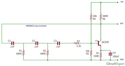 Phase Shift Oscillator Schematic Diagram Circuit Diagram
