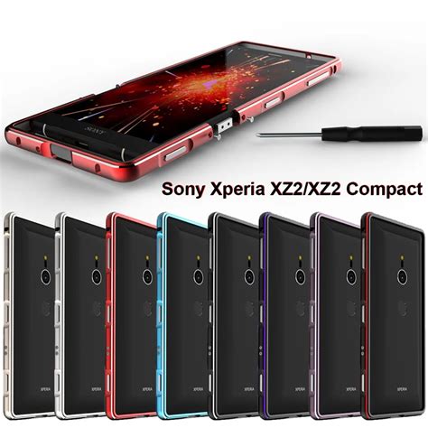 Funda Protectora De Aleaci N De Aluminio Para Sony Xperia XZ2 Carcasa