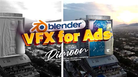 VFX Advertisung With Blender تبلیغات جذاب با استفاده از جلوههای ویژه