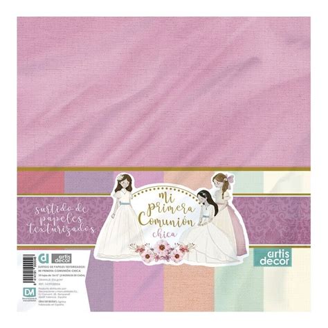 Kit De Papel Para Scrapbooking A Minha Primeira Comunh O Cor De Rosa