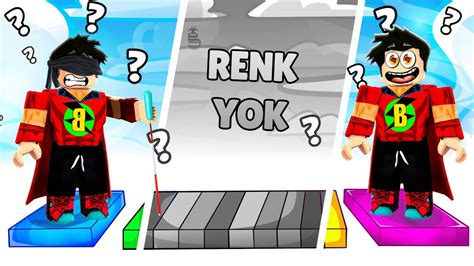 ROBLOX OBBY AMA RENK KÖRÜYÜM Obby But You Are Color Blind YouTube