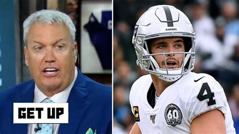 Rex Ryan Reacts To Derek Carr Fights Back Tears At Podium In Raiders