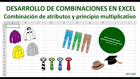 Desarrollo De Combinaciones En Excel Seg N El Principio Multiplicativo