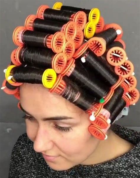 Hair Rollers Curlers New Perm Perms Roller Set Hair Salon Dryer