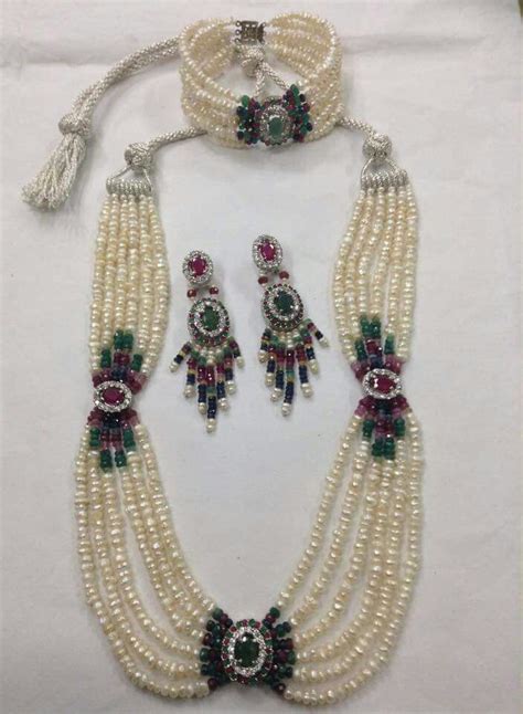 Morocco Traditional Moroccan Arabian Jewelry With Pearls And