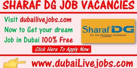 Sharaf Dg Careers Dubai Uae Hiring Started For Free Urgent