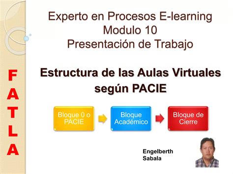 Estructura De Las Aulas Virtuales Segun Pacie Ppt Descarga Gratuita