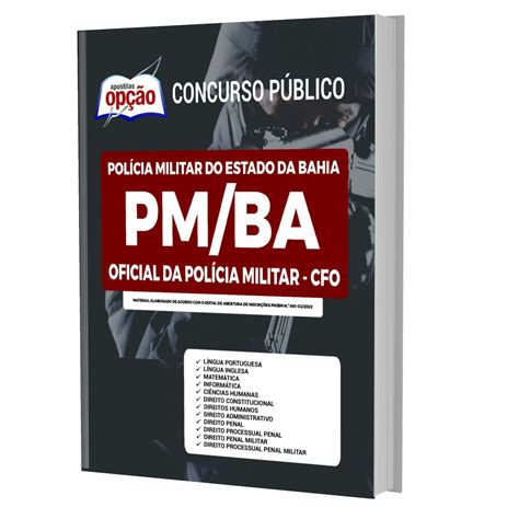 Apostila Pm Ba Oficiais Cfo Pm Ba Pol Cia Militar Da Bahia Solu O