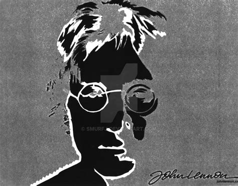 John Lennon Stencil by SmurfJ on DeviantArt