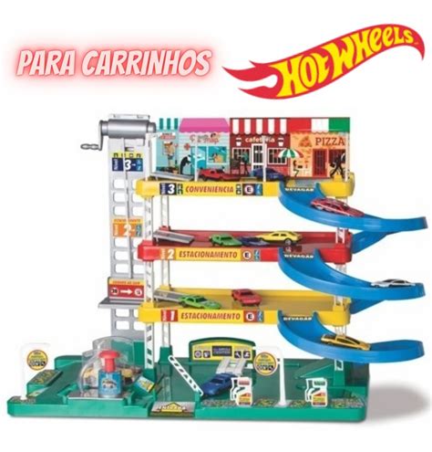 Super Pista Hotwheels Brinquedo Elevador Carrinhos